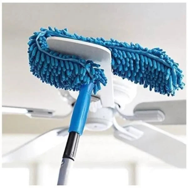 Flexible Micro Fiber Duster With Telescopic Stainless Steel Handle For Fan Cleaning Specially - ROYAL SUPER